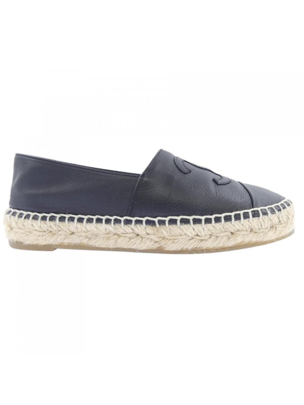 Chanel Espadrilles Shoes Black